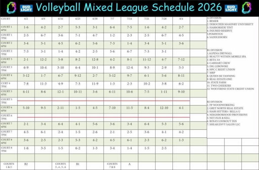 Tuesday League